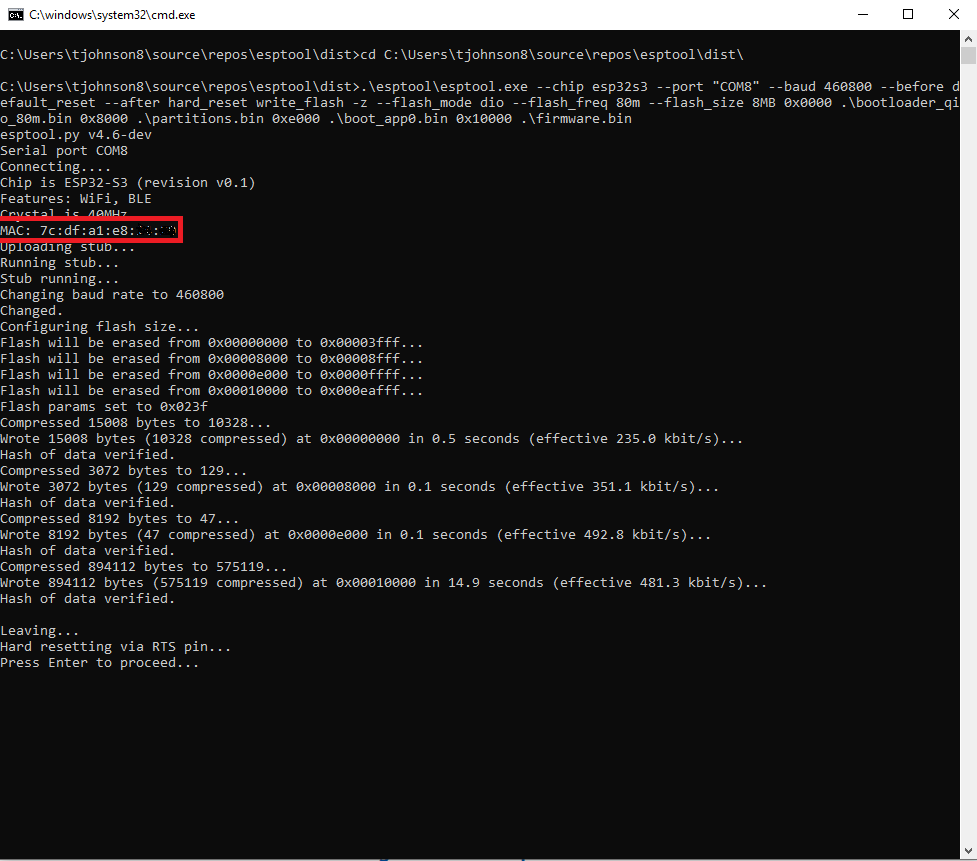 esp32-firmware-install